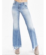 NWT Neuw Kick Flare Nordstrom Women’s Size 4 Frayed Distressed Light Rin... - $20.65