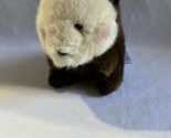 Aurora World Rolly Pet Smiles the Sea Otter Plush Brown Rosy Cheeks Stuf... - $9.85