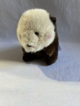 Aurora World Rolly Pet Smiles the Sea Otter Plush Brown Rosy Cheeks Stuffed Toy - £7.80 GBP