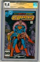 Crisis on Infinite Earths 7 CGC JSA SS 9.4 SIGNED X3 Marv Wolfman George Perez + - £275.72 GBP