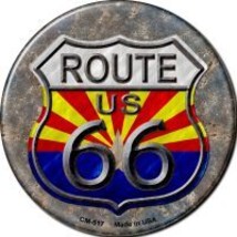 Arizona Route 66 Novelty Circle Coaster Set of 4 - £15.91 GBP