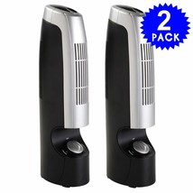 Costway 2 PCS Mini Ionic Whisper Pro Filter 2 Speed Home Air Purifier &amp; ... - £61.79 GBP