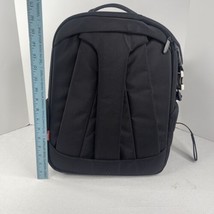 Manfroto Backpack Bag Photo Photographer Camera Lens Black Zipper Adjust... - $45.47