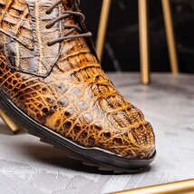 Kratos Genuine Caiman Crocodile Fashion Sneaker Rustic Orix image 8