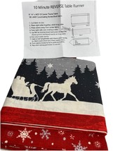 Christmas Sleigh Ride 10 Minute Reverse Table Runner  Quilting Kit NEW - $267.88 MXN