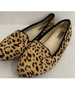 Birdies Blackbird Starling Women&#39;s Cheetah Leopard Sherpa Flats Slippers... - $61.54 CAD