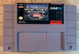 Jeopardy Deluxe Edition (Super Nintendo Entertainment System, 1993): GAM... - $5.93