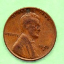 1941 S Lincoln Wheat Penny - Circulated - £0.11 GBP