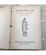 Hans Bethge  Die chinesische Flöte/The Chinese Flute 1920 HC - £1,103.91 GBP