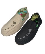 Sanuk Shoes Mens Commodore Hawaiian Islands Canvas Beach Loafers Sidewal... - £55.75 GBP