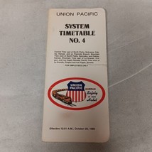 Union Pacific Railroad Timetable No 4 1980 252 Pages - $7.95