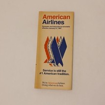 American Airlines Domestic &amp; International Timetable Effective January 3... - $143.34 MXN