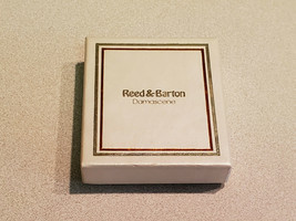 Reed &amp; Barton Damascene 3 1/4&quot; x 2 3/4&quot; x 3/4&quot; Empty Gift Box - £3.57 GBP