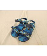 Timberland Active Sandals Boy&#39;s Size 13.5 50793M Blue and Yellow Camo Ni... - $12.66