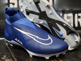 Nike Alpha Menace Elite 3 Royal Blue/White Football Cleat CT6648-414 Men 17 - $139.32