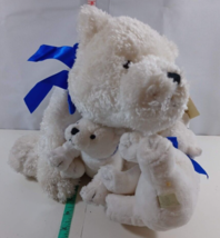 RETIRED! St Jude Children's Hospital Polar Bear Mom with Babies Cubs Plush - £19.38 GBP