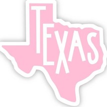 Texas Pink Vinyl Sticker - $74.18 MXN