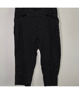 Chic Black Polka Dot Cropped Pants - $13.72