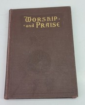 Worship and Praise Church Sunday School Music Hymnal 1940 Hardcover Book... - $185.78 MXN