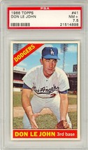 1966 Topps Don Le John #41 PSA 7.5 P1355 - $24.75