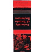 UNIVERSITY OF TORONTO  BOOKSTORE Matchbook Red Bookseller Eddy Match - $0.98