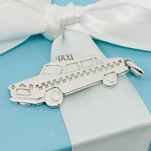 Tiffany &amp; Co Taxi Cab Key Ring Charm Pendant Keychain in Sterling Silver - £228.35 GBP