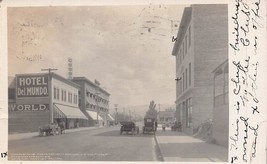 Wenatchee Wa~Commercial CLUB-HARLIN BLDG-MISSION STREET-1911 Real Photo Postcard - £6.48 GBP