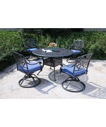 48&quot; Aluminum Dining Set w/ Cushions - Round - $1,742.99