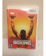 Showtime Championship Boxing (Nintendo Wii, 2007) LNC Complete Adult owned - £10.18 GBP