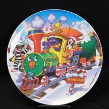 McDonald 9 1/2&quot; Melamine Plate Vintage 2002 Ronald Winter Christmas Trai... - $273.82 MXN