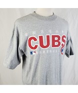 Vintage Chicago Cubs T-Shirt Majestic Diamond Collection Medium Gray Cre... - £14.83 GBP