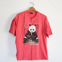 Vintage Panda Bear One World One Chance T Shirt Large - £21.42 GBP