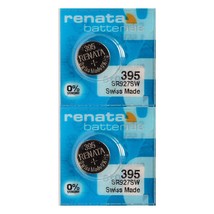 Renata 395 SR927SW Batteries - 1.55V Silver Oxide 395 Watch Battery (10 ... - £4.67 GBP+