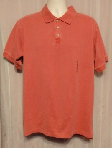 Eddie Bauer Pigment Dyed Cotton Polo Jersey Red Size Medium NWT @ $24 - £11.28 GBP