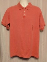 Eddie Bauer Pigment Dyed Cotton Polo Jersey Red Size Medium NWT @ $24 - £11.25 GBP