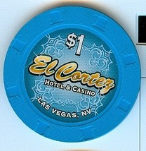 El Cortez Hotel &amp; Casino Las Vegas $1 Casino Chip - $5.95