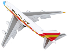 Boeing 747-400F Commercial Aircraft with Flaps Down &quot;Kalitta Air&quot; White with Str - £66.96 GBP