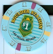 Las Vegas Boulder Station $1 Casino Chip - £3.07 GBP