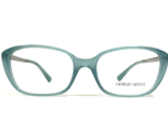 Giorgio Armani Eyeglasses Frames AR7012-F 5034 Clear Blue Silver 54-17-140 - $65.23