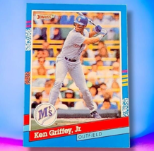 1990 Leaf Donruss Griffey Jr. #77 Seattle Mariners - $1.33