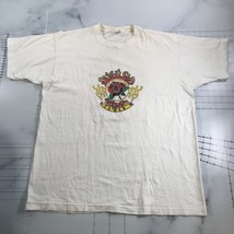 Vintage Grateful Dead Skiing Shirt Mens Extra Large White Shred Head FS 1992 - £372.15 GBP