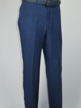 Men's ENZO Linen Spring Summer Suit Light Weight Breathable E58302-2 Navy Blue image 8