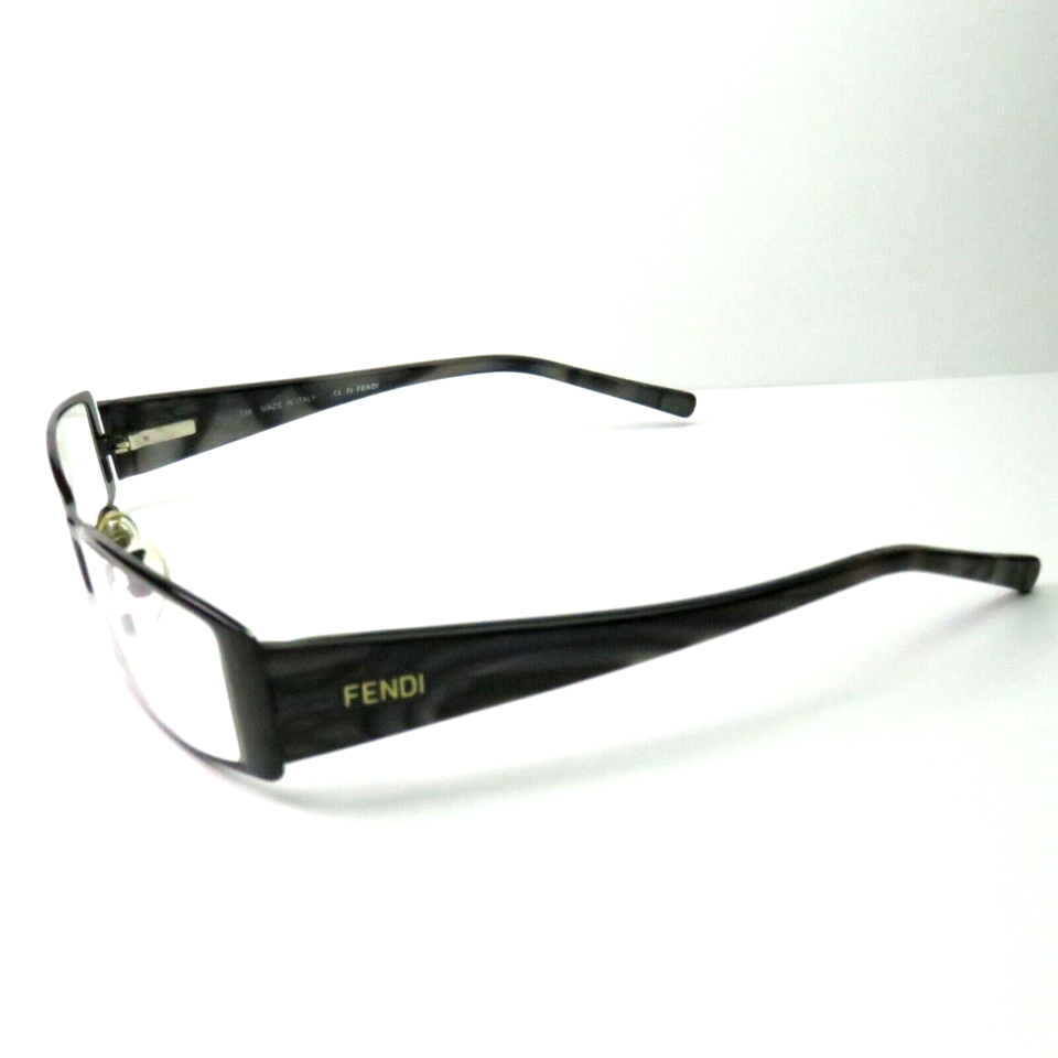 FENDI F602 Eyeglasses Frame Italy Tortoise Grey Black Authentic 52[]16 001 135 - $82.50