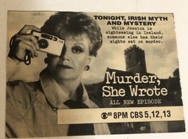 Murder She Wrote Vintage Tv Guide Print Ad Angela Lansbury TPA24 - £4.65 GBP