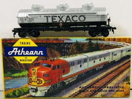 ATHEARN HO Scale - Texaco Tank Car 254 - 1:69 Scale - Silver - Assembled - $12.82