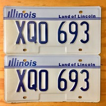 1983 United States Illinois Land of Lincoln Passenger License Plate XQ0 693 - $30.68