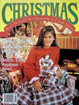 Christmas Crafts Magazine Plaid Angel Dolls Jan/Feb 1993 - €1,30 EUR