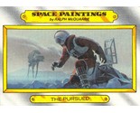 1980 Topps Star Wars ESB #121 Ralph McQuarrie Space Paintings The Pursued - $0.89