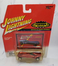 Johnny Lightning Topper Series 1/64th Scale Red Stiletto Diecast Car - £5.44 GBP