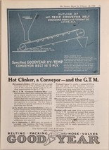 1921 Print Ad Goodyear Tire &amp; Rubber Hy-Temp Conveyor Belts Made in USA - £14.06 GBP